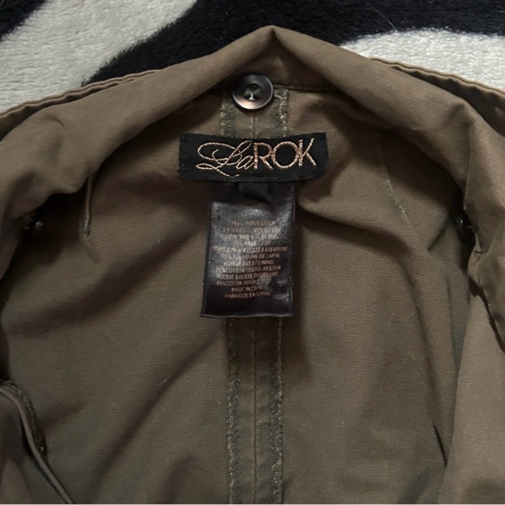 LaRok Olive Khaki Jacket - Picture 2 of 3